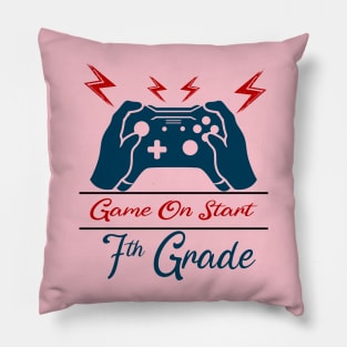 Game on Start 7th grade Pillow