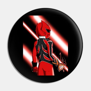 Jungle Fury Red Ranger Pin