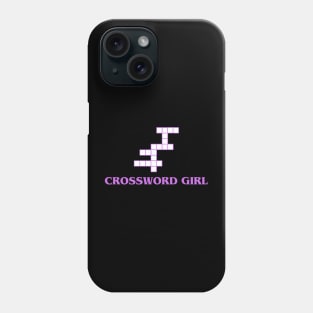 Crossword Girl Phone Case