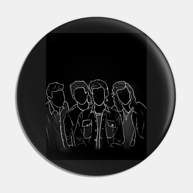 One Direction Pin by designr-shop