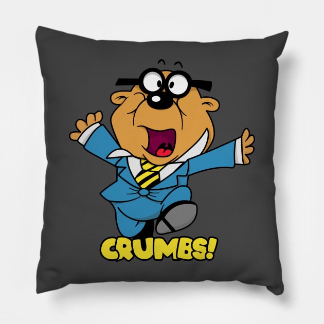 Crumbs! Pillow by Randomart