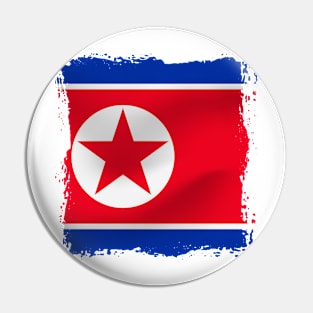 North Korea artwork Pin