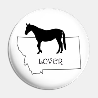 Montana Horse Lover Gift Pin