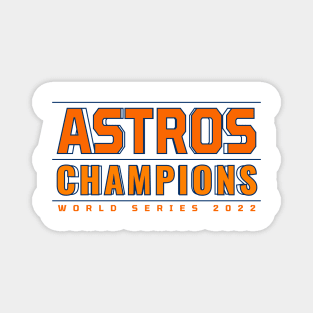 Houston Astroooos 14 champs Magnet