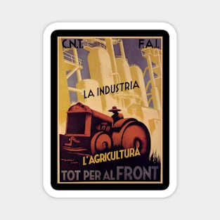 FARMING & INDUSTRY POSTER Magnet