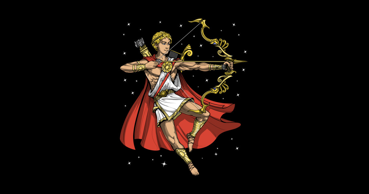 Greek God Apollo - God Apollo - Sticker | TeePublic