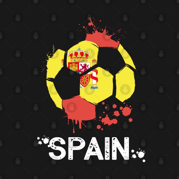 Spain World Cup 2022, Spain Soccer Spain Flag Team 2022 by Printofi.com