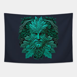 Jack Of The Wood Traditional Pagan Celtic Greenman Tapestry