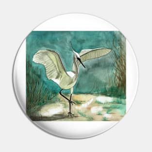 Egret Pin