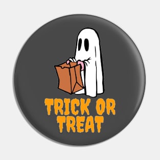 Halloween Ghost Trick Or Treat Pin