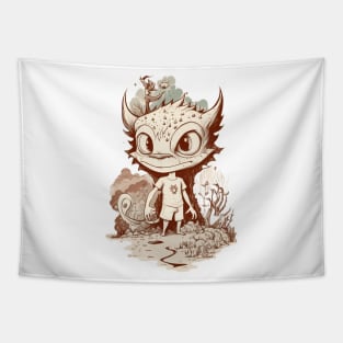 Mystical fantasy character. Tapestry