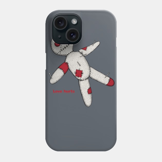 Love hurts Phone Case by eugeniahauss