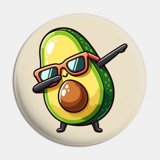 Cool Avocado Dab Pin