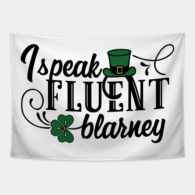 I speak fluent blarney Tapestry by TheBlackCatprints