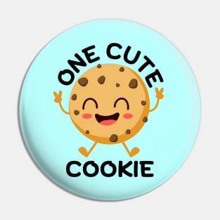 One Cute Cookie | Cookie Pun Pin