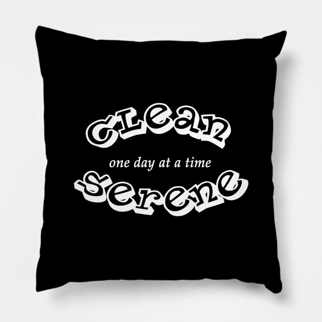 Clean and Serene Pillow by JodyzDesigns