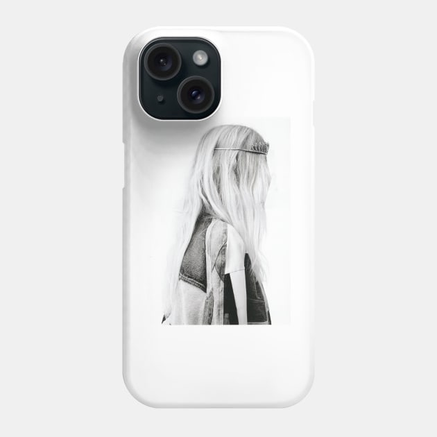 She's shy Phone Case by Goodlucklara