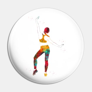 Fitness woman Pin