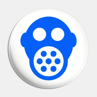 blue mask Pin