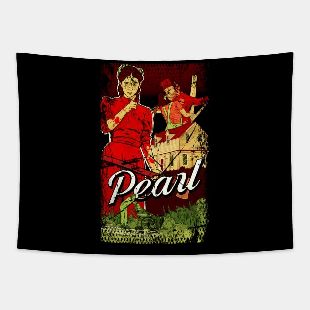 A Story of Triumph Pearl Film's Captivating Legacy Shirt Tapestry by Monster Gaming