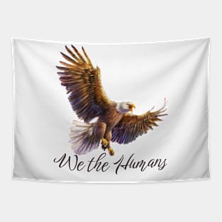 We the Humans American Eagle Tapestry