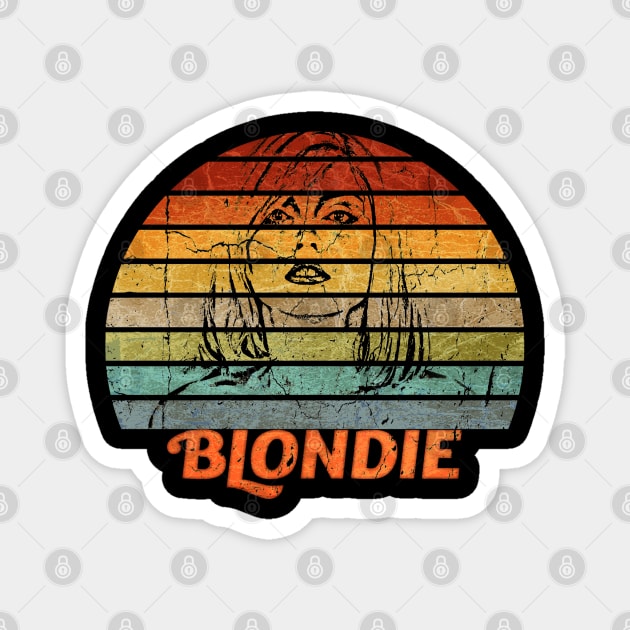 Blondie Vintage Retro Magnet by 9ifary