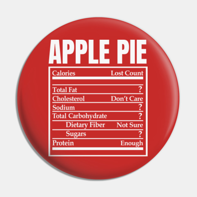 Your Pie Nutrition Chart