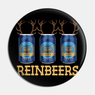 'Reinbeers' Cool Christmas Reinbeer Pin