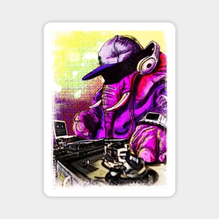 Elephant DJ Magnet