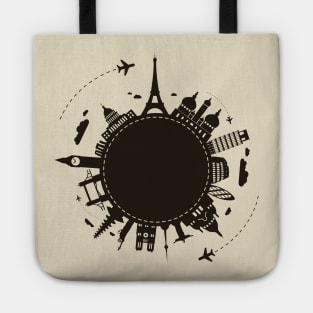 Travel Around The World Tote