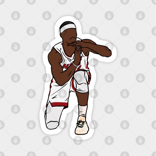 Jimmy Butler Timeout Celebration Magnet by rattraptees