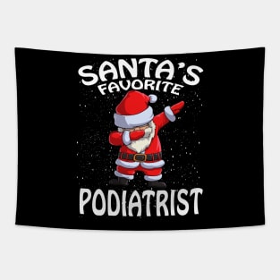 Santas Favorite Podiatrist Christmas Tapestry