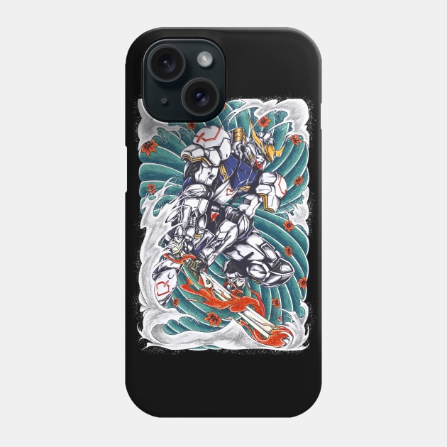 Gundam Barbatos wave Phone Case by opoyostudio