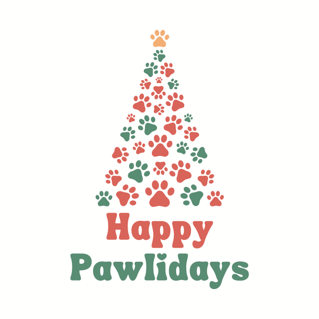 Happy Pawlidays Christmas Paws by Bro Aesthetics