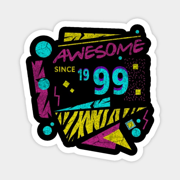 Awesome Since 1999-99’s Birthday Celebration, 41st Birthday Magnet by ysmnlettering