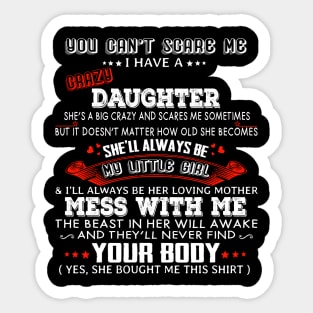 You Can't Scare Me I Have A Stubborn Daughter-September Shir You Can't Scare Me I Have A Stubborn Daughter-September Shir