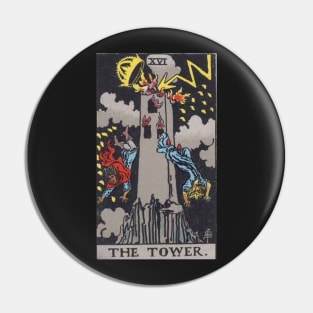 The Tower - Tarot Card Pin