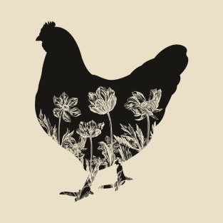 Floral Chicken T-Shirt