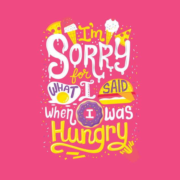 I was hungry Food TShirt TeePublic