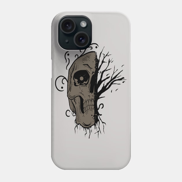 Skull Phone Case by Dayone