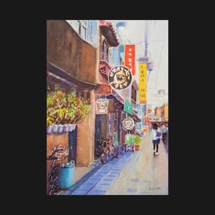 Japanese street scene T-Shirt