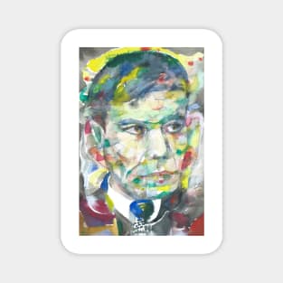 BORIS PASTERNAK - watercolor portrait .2 Magnet