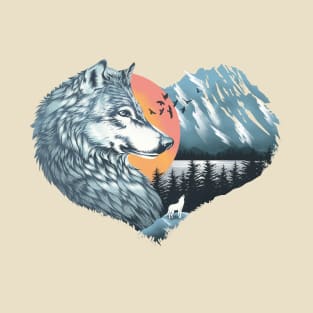 As The Wild Heart Howls T-Shirt