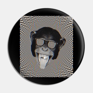 Monkey Geometric Pin