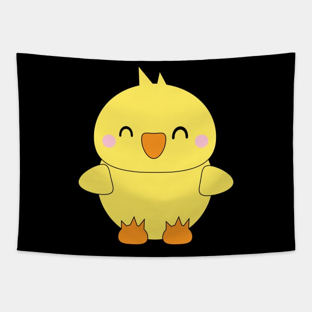 Cute Baby Chick Tapestry by Kam Bam Designs