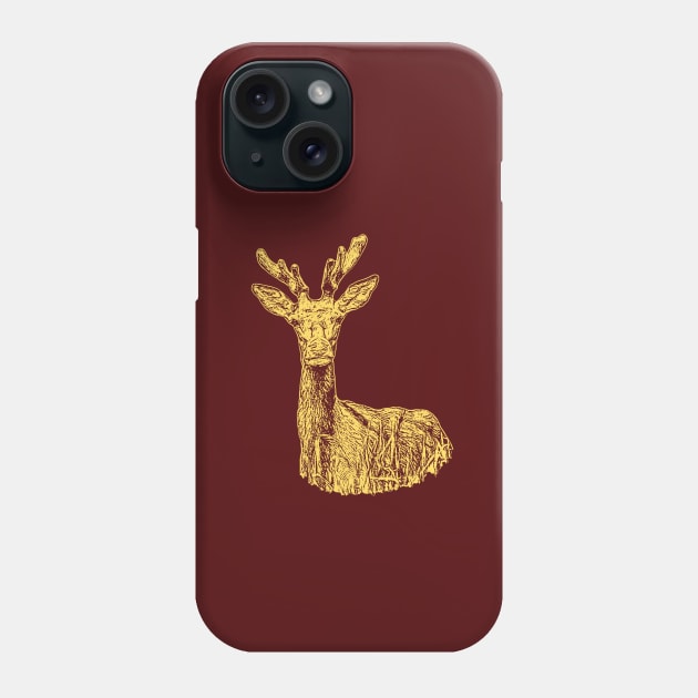 Red Deer Phone Case by Guardi