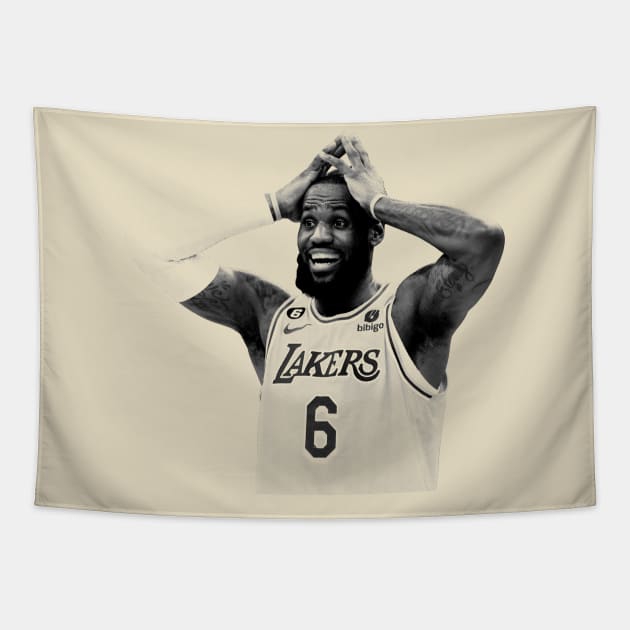 basketball // LeBron - james Tapestry by framehead