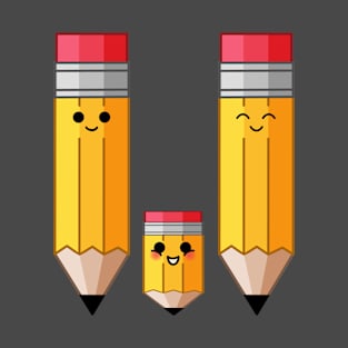 Cute Pencil Family T-Shirt