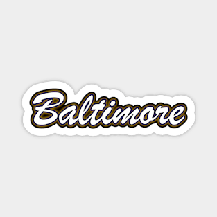 Football Fan of Baltimore Magnet