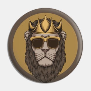 King of the Jungle | Cool Lion Head Pin